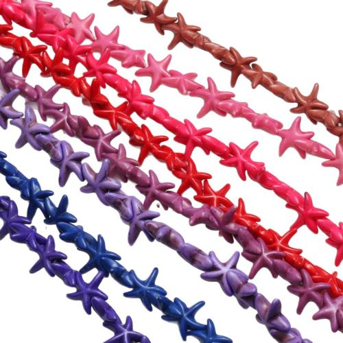 Resin Jewelry Beads Starfish DIY 14mm Approx Sold By Strand