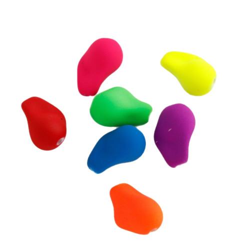 Frosted Acrylic Beads stoving varnish DIY & fluorescent & matte Sold By Lot