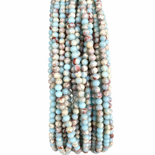 Koraliki z kameniem szlachetnym, Shoushan Stone, Koło, DIY & różnej wielkości do wyboru, sprzedawane na około 38 cm Strand
