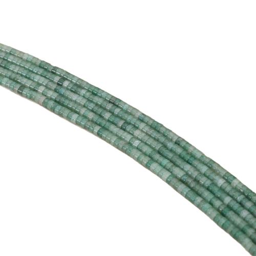 Green Aventurine Beads Flat Round polished DIY Sold Per Approx 38 cm Strand