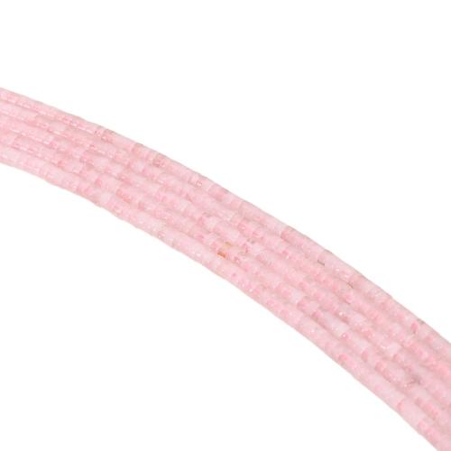 Natural Rose Quartz Beads Flat Round polished DIY Sold Per Approx 38 cm Strand