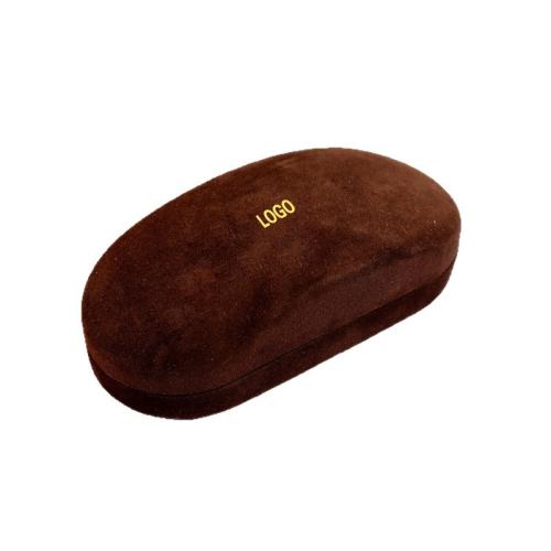 Flocking Fabric Glasses Case portable & dustproof Sold By PC