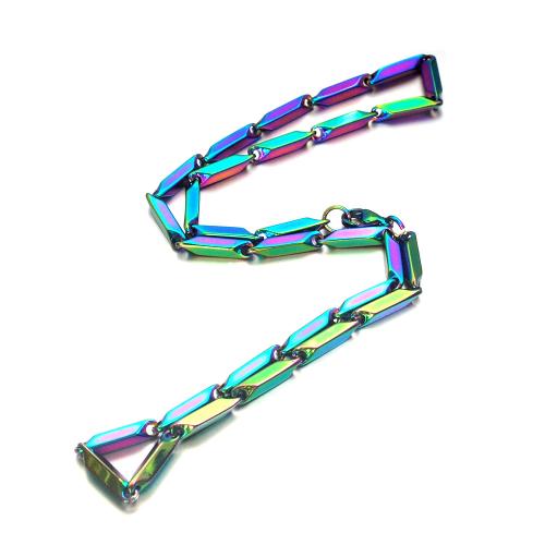 Stainless Steel Bar Chain 304 Stainless Steel plated & DIY 3mm Sold By PC