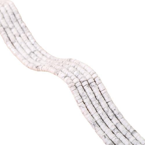 Gemstone šperky Korálky, Magnezit, Flat Round, lesklý, DIY, 2x4mm, Prodáno za Cca 38 cm Strand