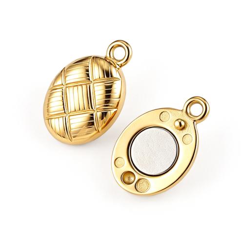 Stainless Steel Magnetic Clasps 316L Stainless Steel Heart Vacuum Ion Plating DIY Sold By PC