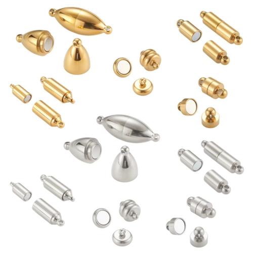 Stainless Steel Magnetic Clasps 304 Stainless Steel plated DIY Sold By PC