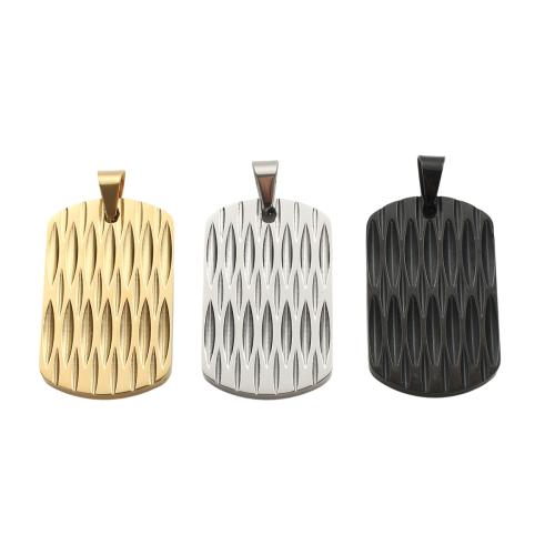Rozsdamentes acél Tag Charm, 304 rozsdamentes acél, galvanizált, DIY, több színt a választás, 37.60x22.80x2.90mm, Által értékesített PC