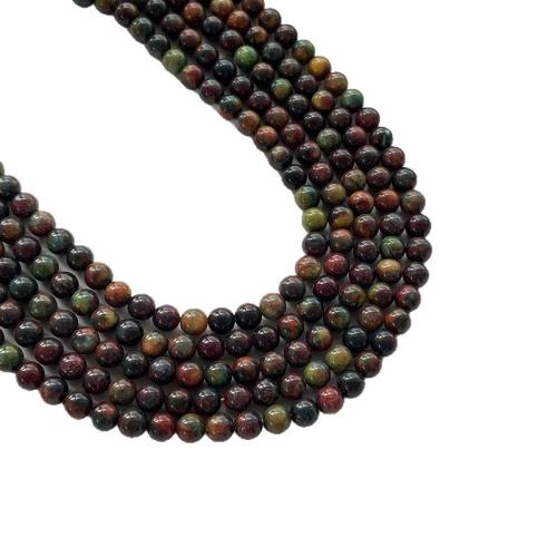 Perles en jade, Rond, poli, teints & DIY & normes différentes pour le choix, Vendu par Environ 38 cm brin