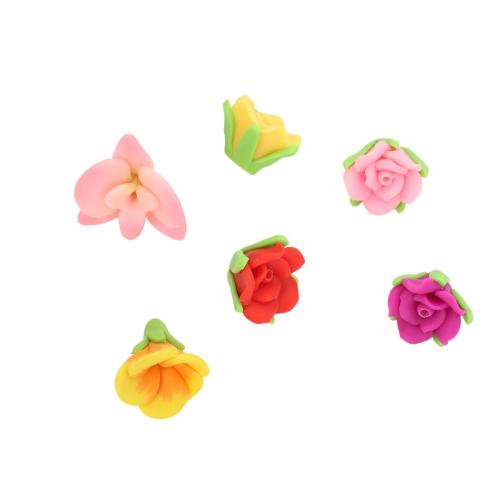 Polimero-Clay-Beads, argilla polimero, Fiore, DIY & stili diversi per la scelta, Foro:Appross. 2mm, Venduto da PC