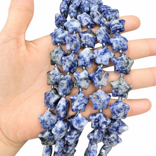 Perles bijoux en pierres gemmes, pierre gemme, étoile, DIY & différents matériaux pour le choix, 15mm, Environ 25PC/PC, Vendu par PC
