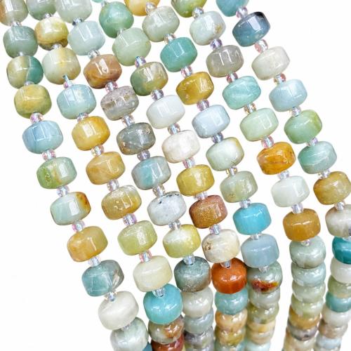 Perles bijoux en pierres gemmes, pierre gemme, rondelle, poli, DIY & différents matériaux pour le choix & facettes, 8x12mm, Vendu par Environ 38 cm brin