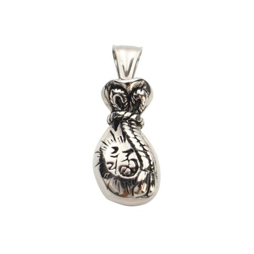 Bijoux pendentifs en acier inoxydable , Acier inoxydable 304, DIY, couleur originale, 29.20x14.50x10.50mm, Vendu par PC