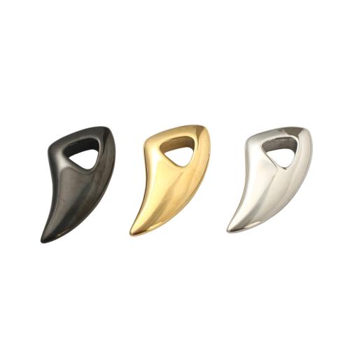 Ciondoli gioielli in acciaio inox, 304 acciaio inox, placcato, DIY, nessuno, 50x23.30x8mm, Venduto da PC