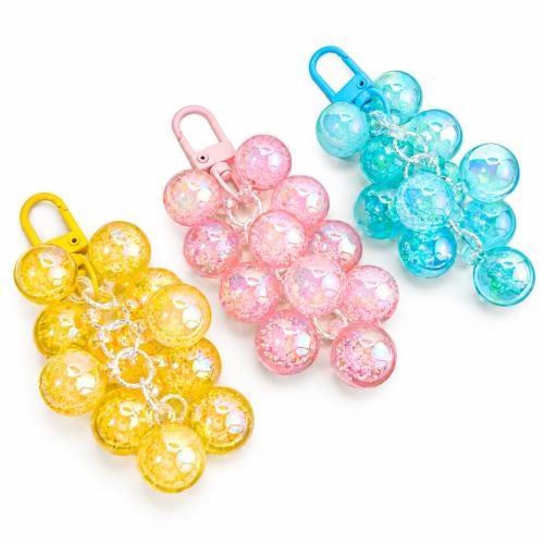 Akryl Key spona, Zrnko vína, ruční práce, unisex, více barev na výběr, 92.70mm, Prodáno By PC