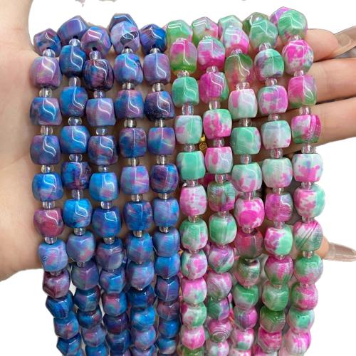 Perles agates, Agate, cadre, Polis à la main, DIY & spirale, plus de couleurs à choisir, 10mm, Vendu par Environ 36 cm brin