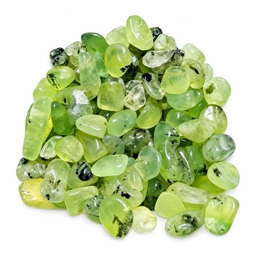 Gemstone Smycken Pärlor, Prehnite, Oregelbunden, polerad, DIY & olika storlek för val, 100G/Lot, Säljs av Lot