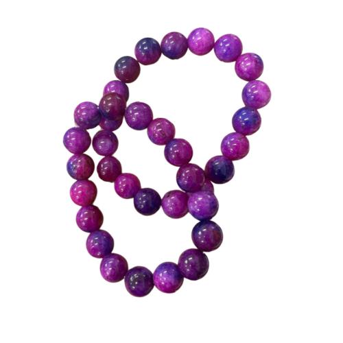 Gemstone Smycken Pärlor, Ädelsten, Rund, färgade & DIY, fler färger för val, 10mm, Såld Per Ca 38 cm Strand