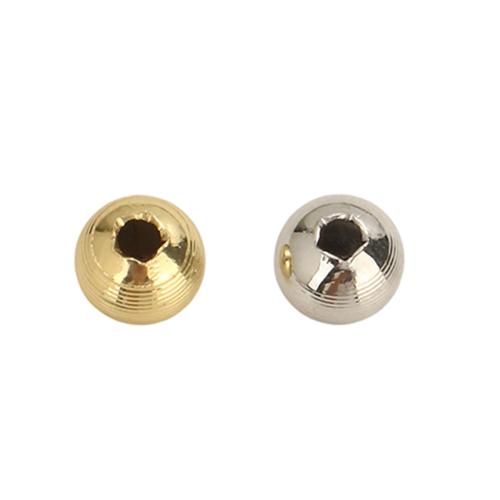 Entretoise de perles en laiton, Rond, Placage, DIY, plus de couleurs à choisir, 6mm, Trou:Environ 1.5mm, Vendu par PC