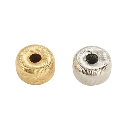 Entretoise de perles en laiton, Placage, DIY, plus de couleurs à choisir, 8x5.20mm, Trou:Environ 2mm, Vendu par PC