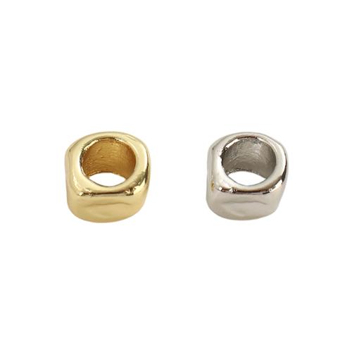 Entretoise de perles en laiton, Placage, DIY, plus de couleurs à choisir, 6.10x5.70x4.30mm, Trou:Environ 4mm, Vendu par PC