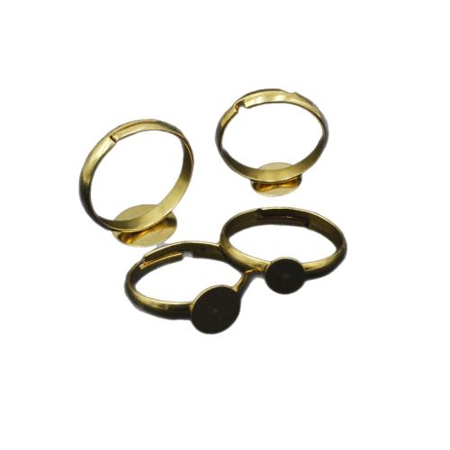 Anneau ajustable en laiton, Placage, DIY & normes différentes pour le choix, Vendu par PC