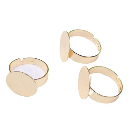 Doublé or anneau à base plat de protection, 14K rempli d’or, DIY, Or, Vendu par PC