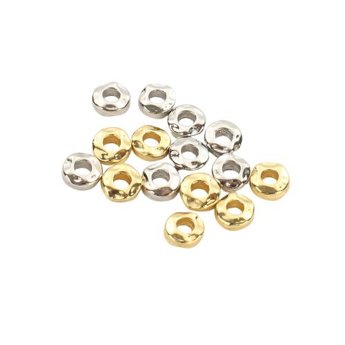 Entretoise de perles en laiton, Placage, DIY, plus de couleurs à choisir, 5.50x5.50x2.10mm, Trou:Environ 2mm, Vendu par PC