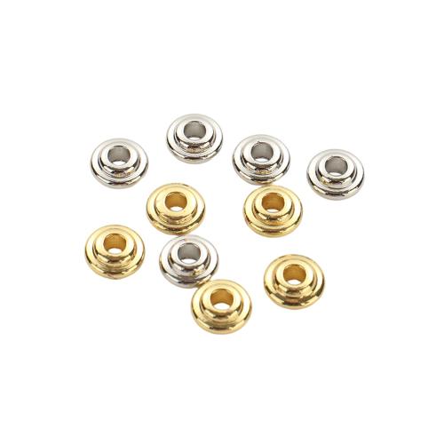 Entretoise de perles en laiton, Placage, DIY, plus de couleurs à choisir, 4.80x2.30mm, Trou:Environ 1.5mm, Vendu par PC