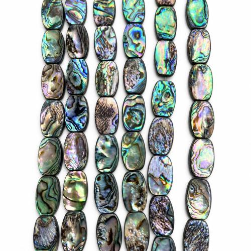 Abalone Shell Perler, Flad Oval, du kan DIY, 14x22mm, Ca. 22pc'er/Strand, Solgt af Strand