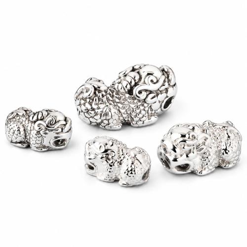 Argent sterling 925 perle d'entretoise, bête sauvage Fabuleuse, DIY, plus de couleurs à choisir, Vendu par PC