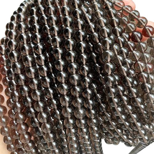 Black Obsidian Korálky, Kolo, DIY & různé velikosti pro výběr & průsvitný, Prodáno za Cca 38 cm Strand