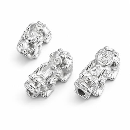 Entretoise de perles en laiton, Argent sterling 925, bête sauvage Fabuleuse, DIY & styles différents pour le choix, Vendu par PC