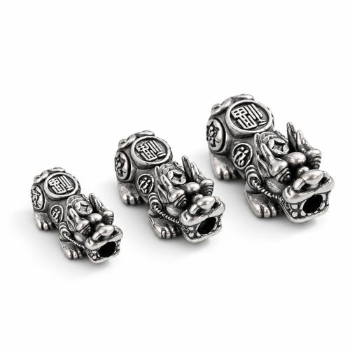 Entretoise de perles en laiton, Argent sterling 925, bête sauvage Fabuleuse, Vintage & DIY & normes différentes pour le choix, Vendu par PC