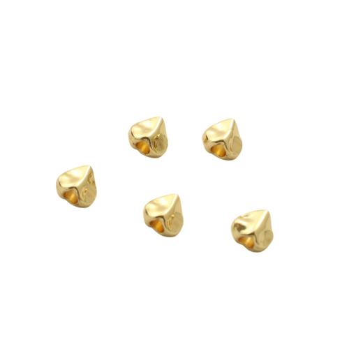 Entretoise de perles en laiton, Plaqué d'or, DIY, 5.40x4.80x3.60mm, Trou:Environ 2mm, Vendu par PC