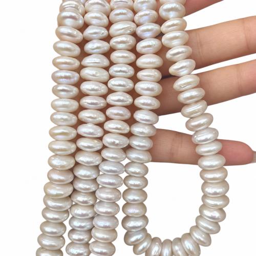 Knapp odlad sötvattenspärla pärlor, Freshwater Pearl, DIY & olika storlek för val, fler färger för val, 10PC/Strand, Säljs av Strand
