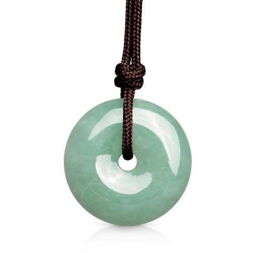 Gemstone Hängen Smycken, Jadite, DIY, fler färger för val, size 24-29mm, Säljs av PC