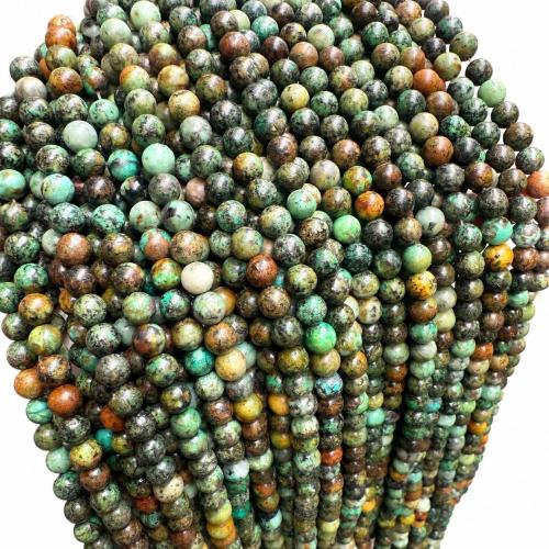 Africká tyrkysová Korálek, Kolo, DIY & různé velikosti pro výběr, zelený, Prodáno By Strand