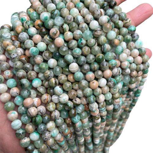 Gemstone Smycken Pärlor, Grön kalcit, Rund, DIY & olika storlek för val, Säljs av Strand