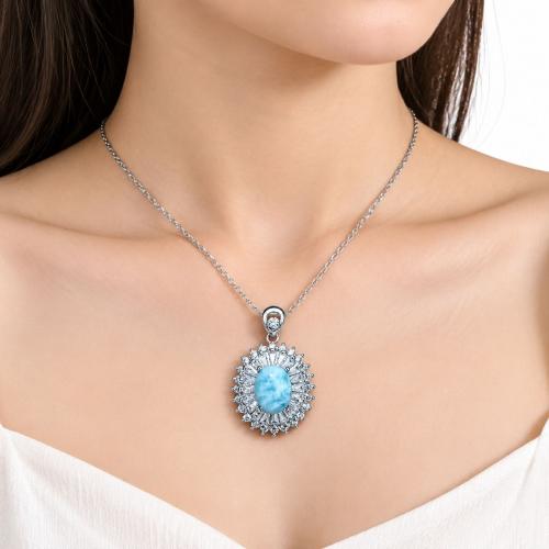 Mässing Halsband, med Ädelsten, plated, olika stilar för val & micro bana cubic zirconia & för kvinna, Längd Ca 45 cm, Säljs av PC