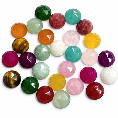 Wisior z kamieniem, Kamień szlachetny, Koło, obyty, DIY & do wyboru różne materiały & różnej wielkości do wyboru & fasetowany, 4mm, sprzedane przez PC