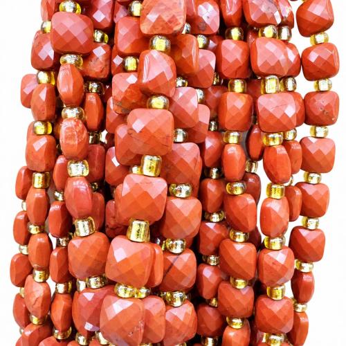 Gemstone Smycken Pärlor, Ädelsten, Square, polerad, DIY & olika material för val & fasetterad, 6x6mm, Ca 60PC/Strand, Säljs av Strand
