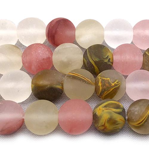 Bijoux Pendentifs en pierres gemmes, cristal, Rond, DIY & normes différentes pour le choix & givré, Vendu par brin
