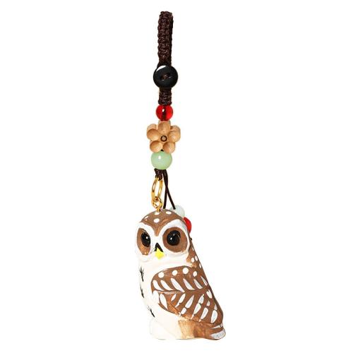 Wood Key Clasp Owl handmade cute Sold By PC