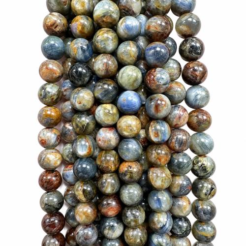 Cyanit Perle, rund, DIY, 10mm, verkauft per ca. 38 cm Strang