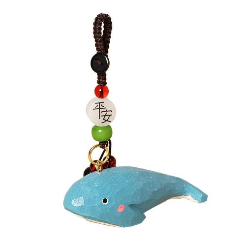 Trä Key Lås, Whale, handgjord, Söt & olika stilar för val, 72x26x25mm, Säljs av PC