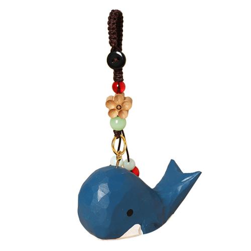 Trä Key Lås, Whale, handgjord, Söt & olika stilar för val, 63x26x35mm, Säljs av PC