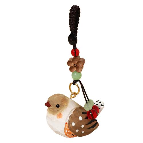 Træ Key Lås, Bird, håndlavet, Nuttet & forskellige stilarter for valg, 52x32x33mm, Solgt af PC