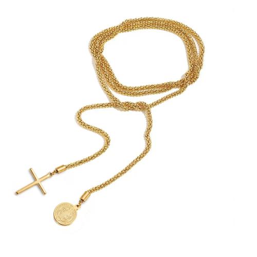 Nerezová ocel šperky náhrdelník, Nerez, módní šperky & pro ženy, více barev na výběr, Prodáno za Cca 130 cm Strand