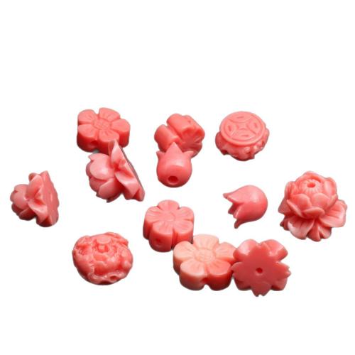 Gyanta ékszerek Gyöngyök, DIY & különböző stílusokat a választás, több színt a választás, 10PC-k/Bag, Által értékesített Bag