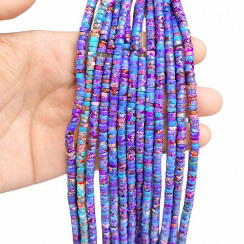 Gemstone Jewelry Beads Impression Jasper Abacus DIY Sold Per Approx 38 cm Strand